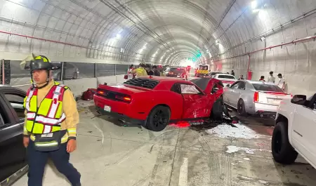 Carambola sobre el Viaducto Elevado de Tijuana