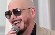 Pitbull logra r�cord Guinness con m�s de 22 mil calvas postizas en Londres