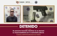 Aseguran agentes de la Polic�a Municipal a un hombre por portaci�n de arma de fuego