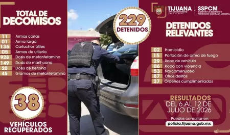 Decomisos y detenciones