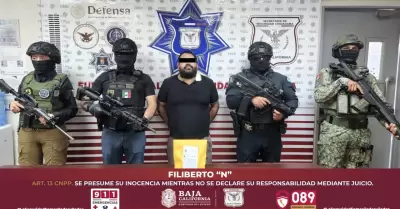 Capturan en Mexicali a "El Fili", presunto objetivo prioritario; le aseguran dro