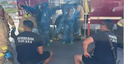 Informa SSPCM que fue controlado el derrame de �cido n�trico en el bulevar 2000