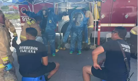 Informa SSPCM que fue controlado el derrame de �cido n�trico en el bulevar 2000