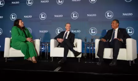 Newsom llama a renovar el "sue�o americano"