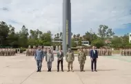 Asiste alcalde Abdiel Guti�rrez Coronado a la Protesta de Bandera de soldados del Servicio Militar Nacional