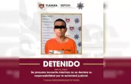 Aseguran agentes de la SSPCM a hombre se�alado por allanamiento de morada, da�os y lesiones a una mujer