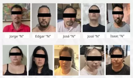 Personas detenidas en Nayarit