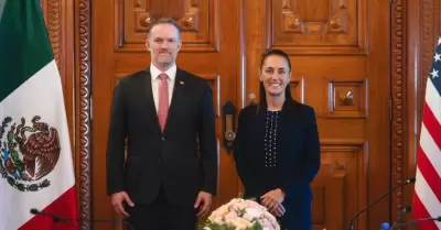 Jamieson Greer se re�ne con Claudia Sheinbaum