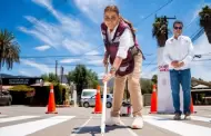 Refuerza Claudia Agat�n la se�alizaci�n vial en las delegaciones