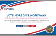 Postales enviadas a los votantes del condado de San Diego para las elecciones de noviembre