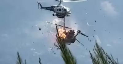 Choque de helic�pteros en Grecia