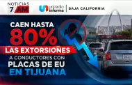 Caen hasta 80% las extorsiones a conductores con placas de EU en Tijuana