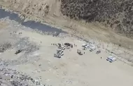 VIDEO.- Madres buscadoras localizan restos humanos en basurero municipal de Tijuana y exigen su clausura