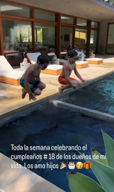 Ricky Martin celebra el cumpleaños 18 de sus hijos con emotivo mensaje