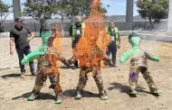 VIDEO.- Arden pi�atas del ICE en Tijuana; migrantes acusan abusos en detenciones