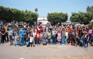 Entrega Abdiel Guti�rrez Coronado 350 paquetes escolares a ni�as y ni�os de las delegaciones S�nchez Taboada y La Mesa