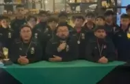 Equipo infantil de futbol sala llega a M�xico tras sismo en Colombia