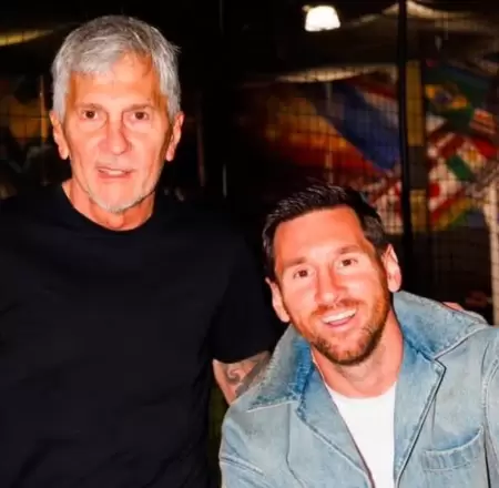 Leo y Jorge Messi