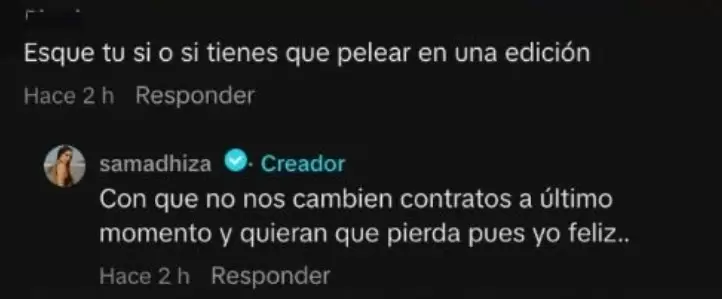 Samadhi Zendejas confiesa por qu� cancel� su pelea contra Alana Flores