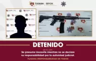 Detiene Polic�a Municipal a menor de edad en posesi�n de un fusil