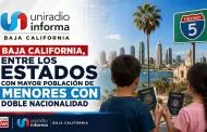 Baja California, entre los estados con mayor poblaci�n de menores con doble nacionalidad
