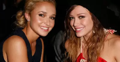 Hayden Panettiere y Hilary Duff.