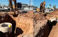 CESPM avanza en reposici�n de l�nea pluvial en Infonavit Cucapah y colonia Aurora