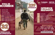 SSPCM decomisa 18 armas de fuego y captura a m�s de 200 presuntos delincuentes