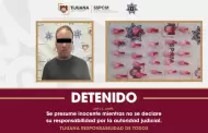 Asegura SSPCM a hombre por delitos contra la salud y con orden de aprehensi�n activa por homicidio calificado