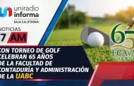 VIDEO.- Con torneo de golf celebran 65 a�os de la Facultad de Contadur�a y Administraci�n de la UABC