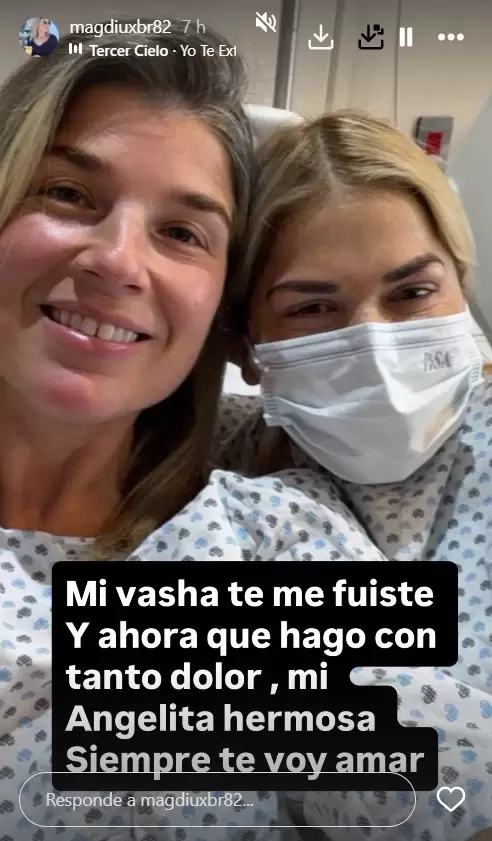 Magda Bleizeffer comparti� fotograf�as junto a su hermana y le dedic� un emotivo mensaje de despedida.