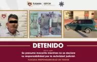 Aseguran polic�as municipales a hombre por presunto delito de cohecho
