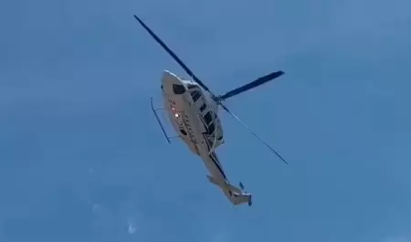 helic�ptero en el que viajaba gobernador de Chiapas