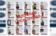 Localiza FGE a 20 personas reportadas como desaparecidas