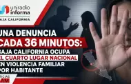 Una denuncia cada 36 minutos: Baja California ocupa el cuarto lugar nacional en violencia familiar por habitante
