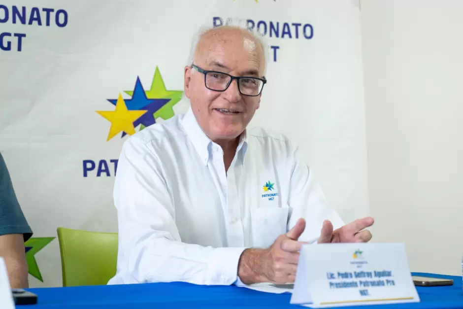 Pedro Geffroy Aguilar presidente del Patronato Pro Hospital General de Tijuana