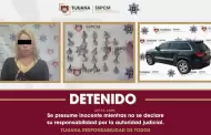 Detienen polic�as municipales a mujer se�alada por presunto delito contra la salud