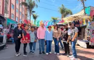 Impulsa Gobierno Municipal ordenamiento comercial y di�logo con ambulantes de la Plaza Santa Cecilia