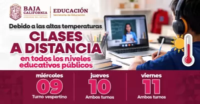 Tendr� Baja California clases a distancia por altas temperaturas.