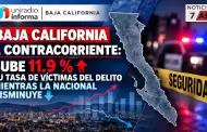 Baja California a contracorriente: sube 11.9 % su tasa de v�ctimas del delito mientras la nacional baja
