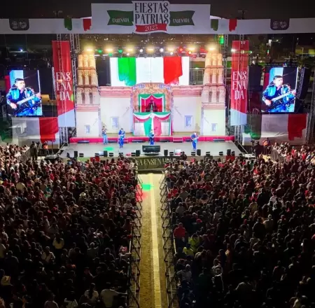 Todo listo para la Celebraci�n del Grito de Independencia en Ensenada.