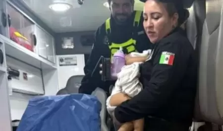 Beb� abandonado en caba�a, en Nuevo Le�n