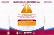 CESPM realiza reparaci�n de emergencia en red de agua potable