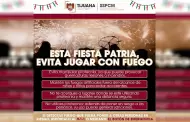 Exhorta SSPCM a prevenir accidentes por uso de pirotecnia durante las Fiestas Patrias en Tijuana