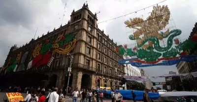 Z�calo previo al Grito de Independencia