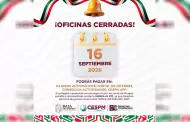 CESPM suspender� atenci�n en oficinas este 16 de septiembre