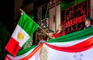Da Claudia Agat�n Grito de Independencia ante 8 mil ensenadenses