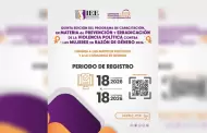 Reitera IEEBC invitaci�n a participar en la quinta edici�n del programa de capacitaci�n para prevenir la violencia pol�tica contra las mujeres en raz�