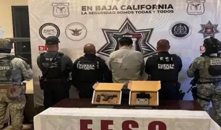 En Tijuana, detectaron e inhibieron un dron utilizado por un grupo delictivo