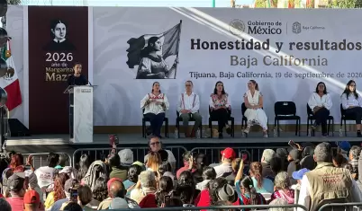 Sheinbaum rinde cuentas en Tijuana